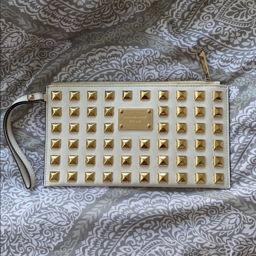 Michael Kors wrist bag.